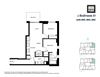 Hub Place Two Bedroom Floor Plan